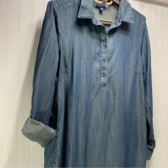 J. JILL Denim 100% Lyocell dress - Picture 2 of 6